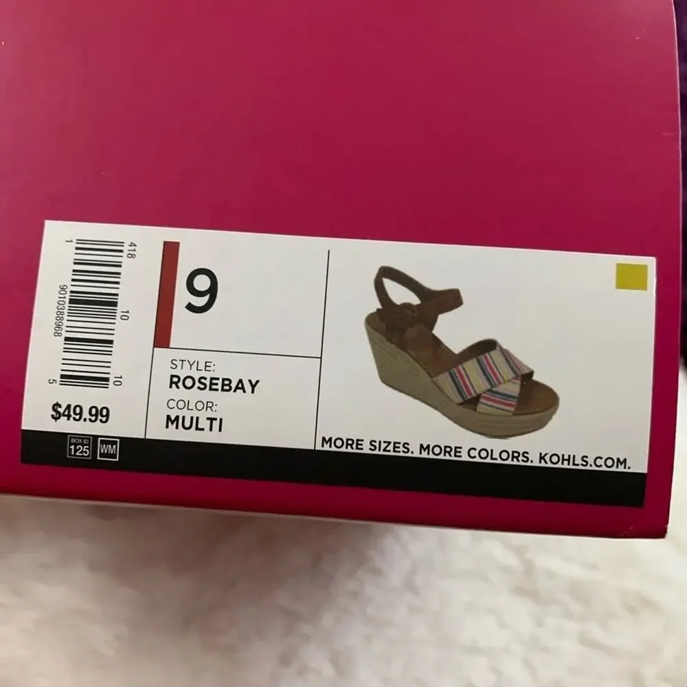 SO | New Rosebay Multicolor Wedge Sandals